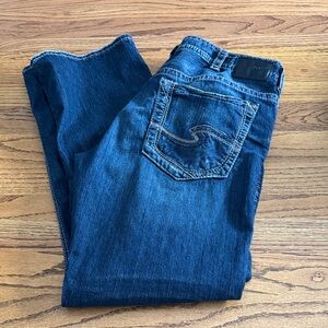 Silver Jeans Men's Dark Blue Relaxed Jeans